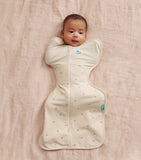 Love to Dream stretch-cotton twigs swaddle 1.5 tog newborn (British brand)