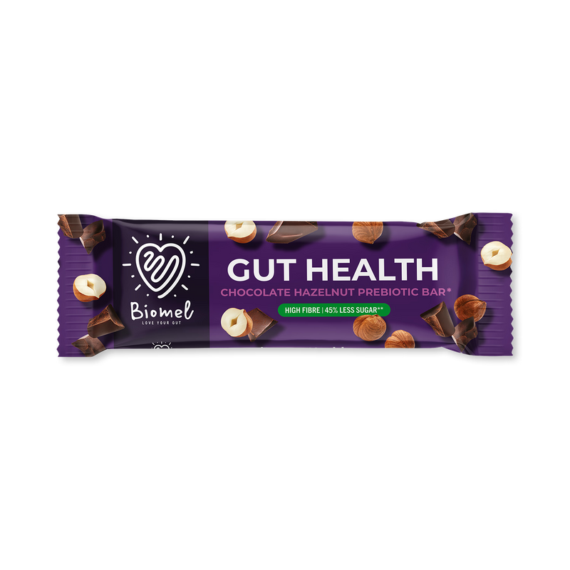 Biomel hazelnut gut health bar 45g - British product