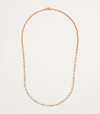 Suzanne Kalan rose gold diamond mini classic tennis necklace, UK version