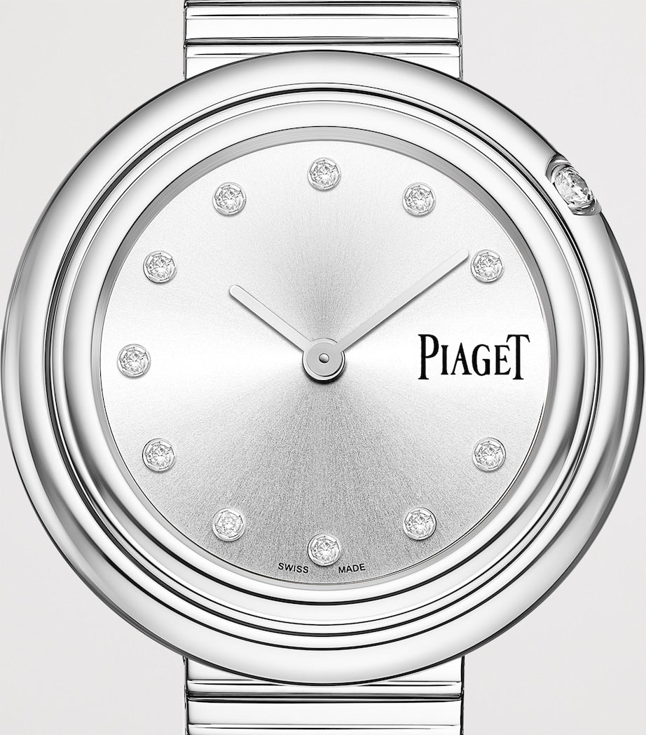 Piaget Possession stainless steel diamond watch 34mm, imported from the UK