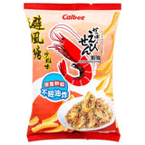 Calbee Typhoon Shelter prawn crackers fried prawn flavour - British product