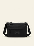Balenciaga Explorer Double Pouch leather messenger bag - British product