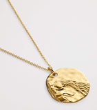 Monica Vinader gold vermeil Aquarius zodiac necklace (British brand)