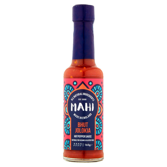 Mahi Bhut Jolokia Hot Pepper Sauce 165g Asian Sainsburys   