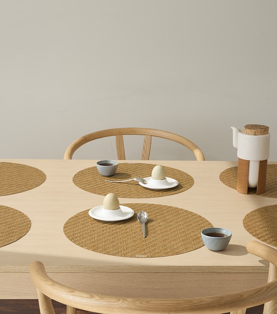Chilewich TerraStrand Foxtail round placemat 38cm - British product