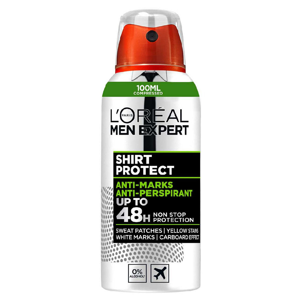 L'Oreal Men Compressed Deodorant Spray Shirt Protect 100ml