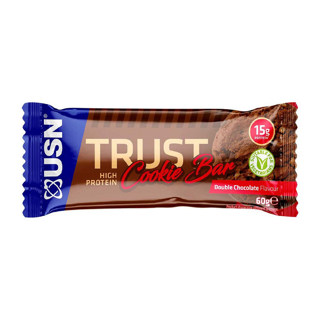 USN Trust High Protein Cookie Bar Double Chocolate Flavour 60g