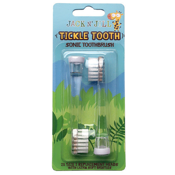 Jack N' Jill Tickle Tooth Sonic Replacement Heads (2 Pack) GOODS Superdrug   