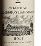 Château La Mission Haut-Brion 2014 Merlot red wine 75cl - British product