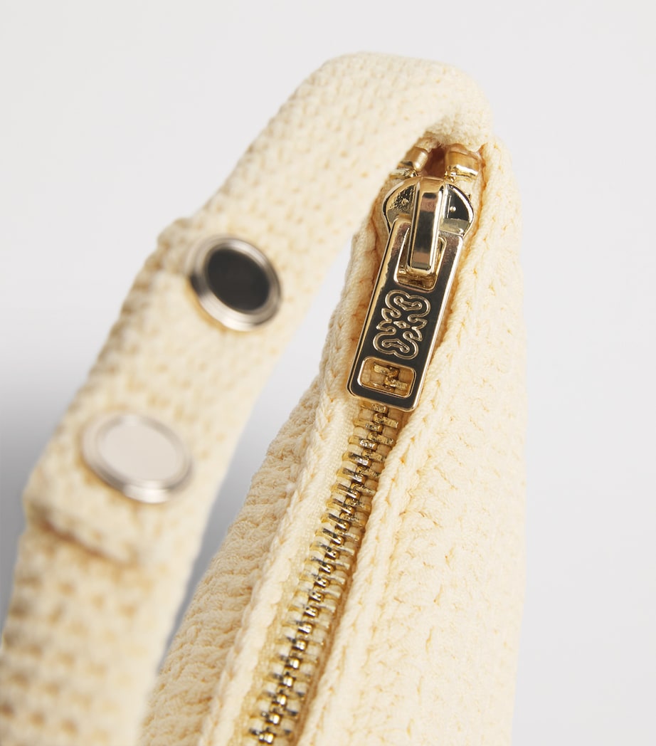 Sandro Paris mini crochet top-handle bag in viscose blend - British product