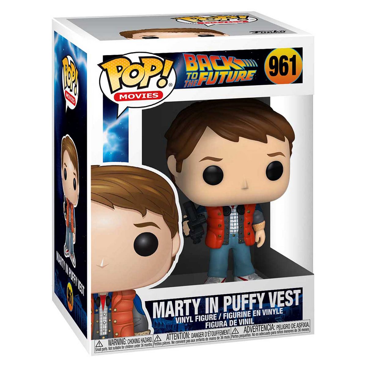 Pop! Vinyl Back To The Future Marty In Puffy Vest Figure GOODS Boots   