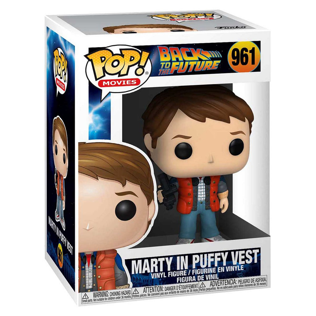 Pop! Vinyl Back To The Future Marty In Puffy Vest Figure