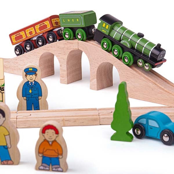 Bigjigs Rail Flying Scotsman Train Set GOODS Superdrug   