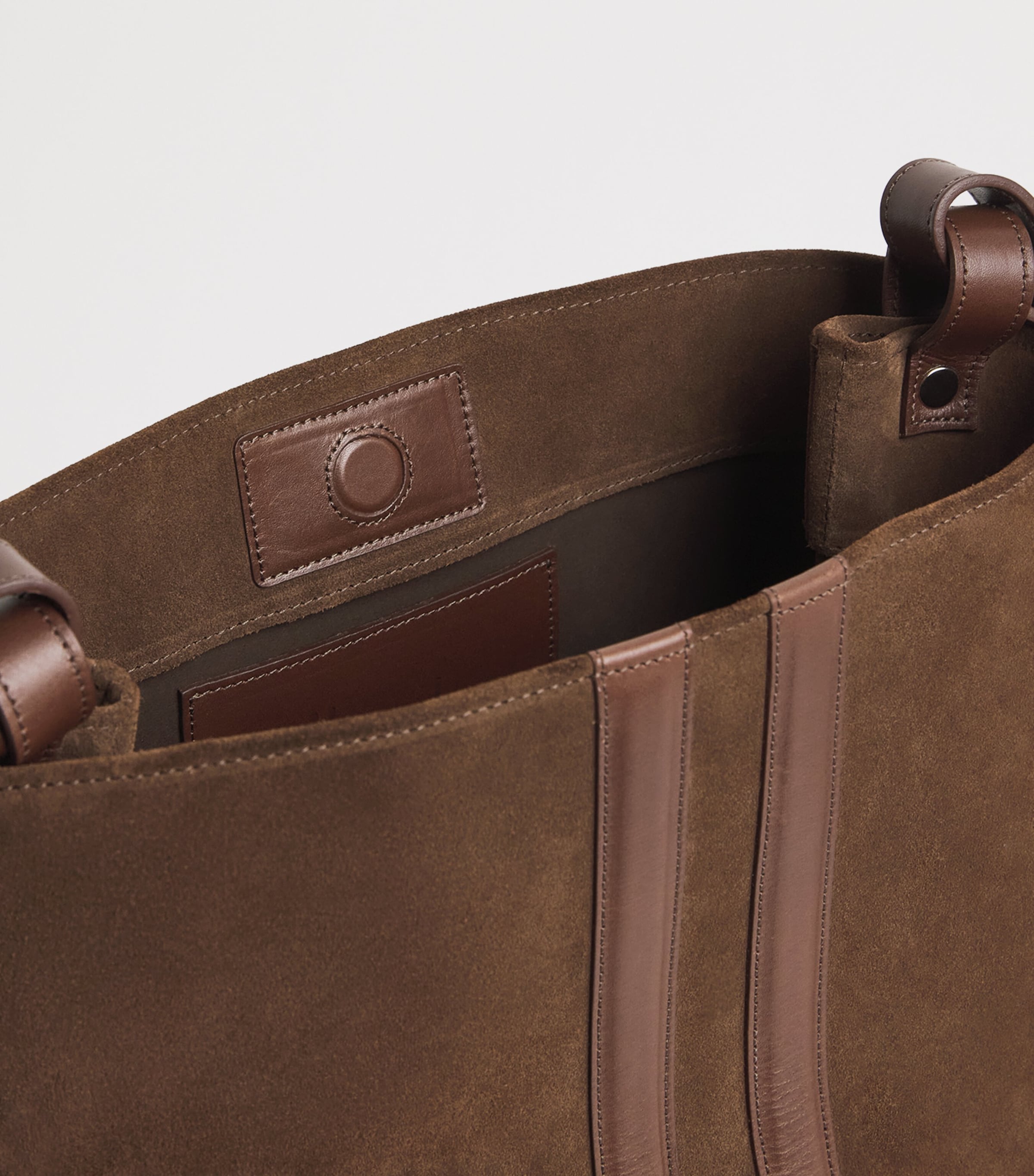 Harrods suede H tote bag - British product