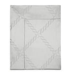 Pratesi Super King Flat Sheet with Braid Motif 300cm x 270cm, imported from the UK