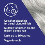 Live Ice White Hair Toner Post Bleach Semi-Permanent T1 GOODS Superdrug   