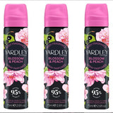 Yardley Blossom & Peach body spray 3x75ml (British brand)