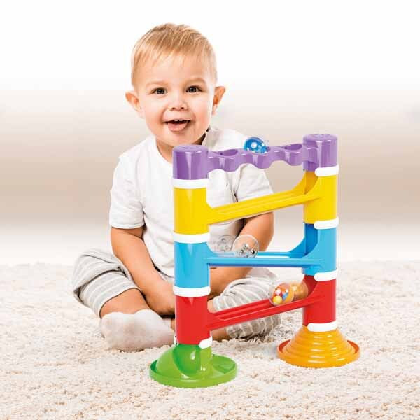 Quercetti Migoga Tower Sounds 17-piece ball track - British product