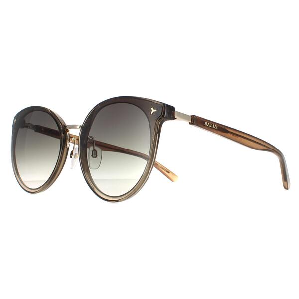 Bally BY0043-K gold gradient round sunglasses, UK version
