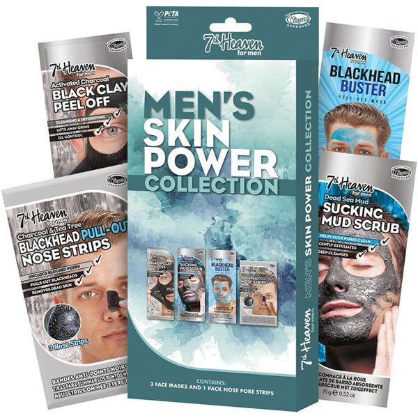 7th Heaven Men's Skin Power Collection gift set - British product