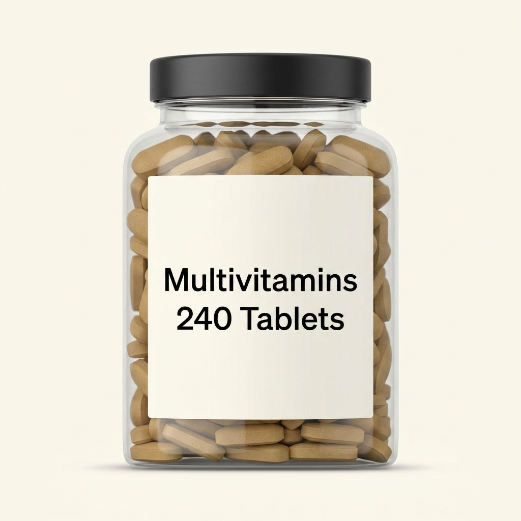 Holland & Barrett multivitamin tablets 240 count, imported from the UK