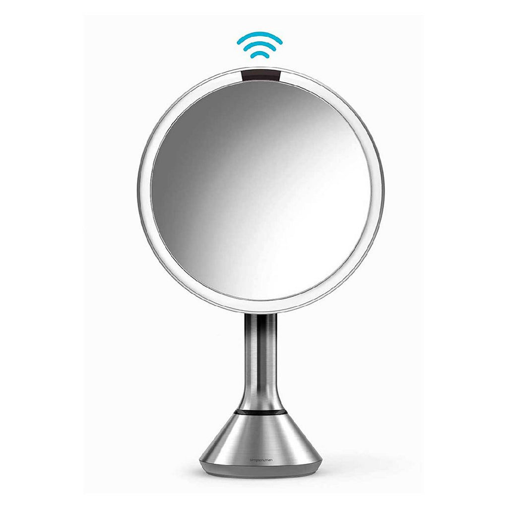 simplehuman Dual Light Sensor Mirror - Stainless Steel