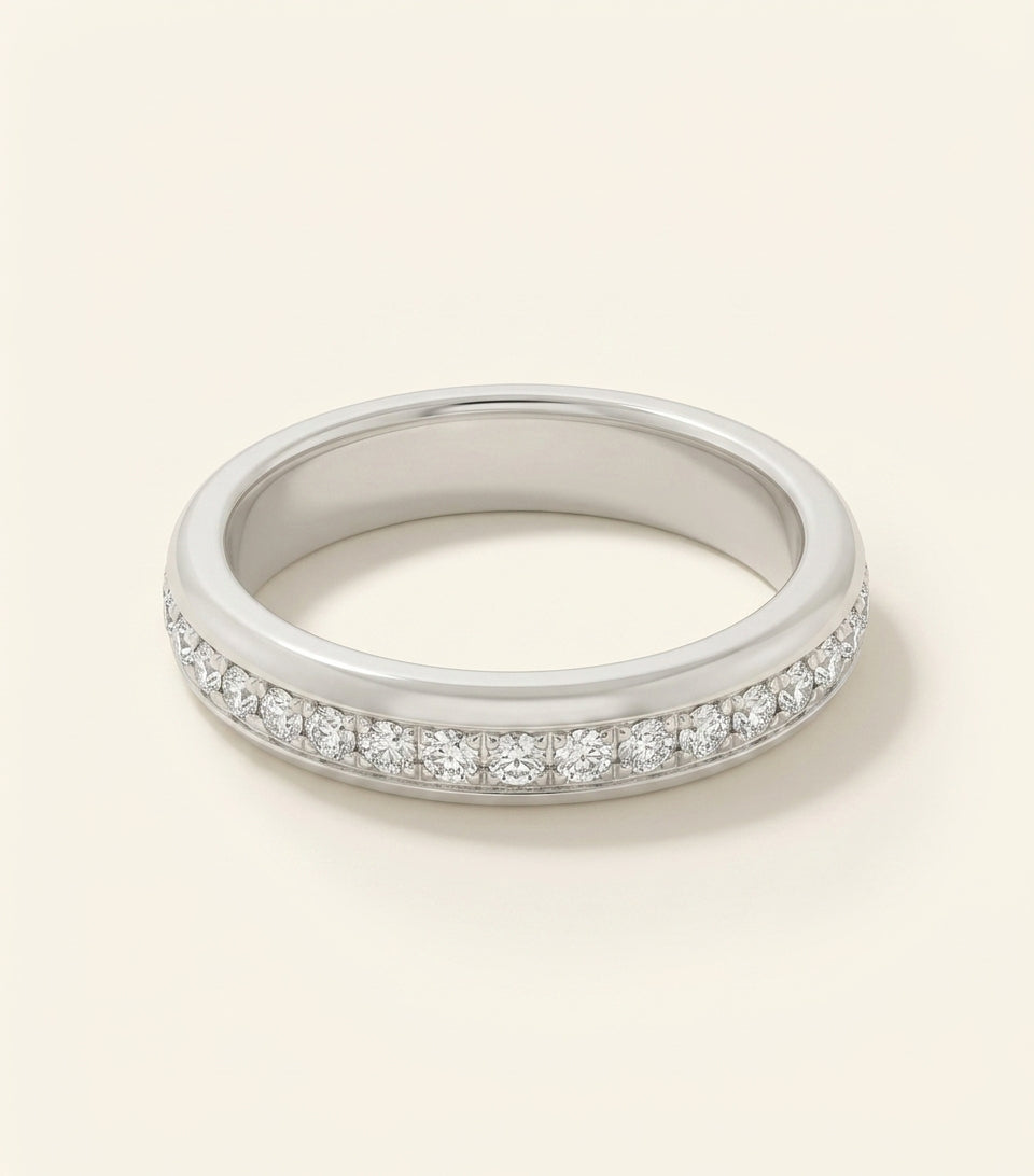 Cartier Large Trinity ring with diamonds (British brand)