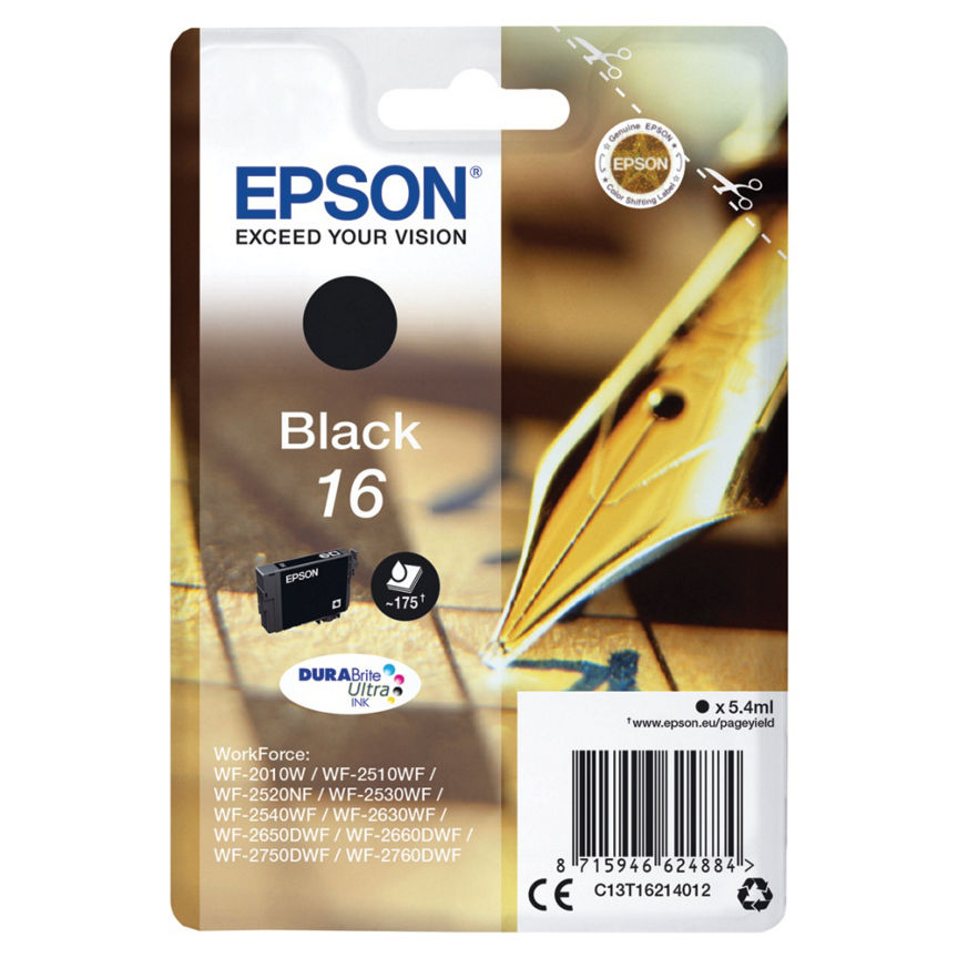 Epson T1621 Black Ink Cartridge