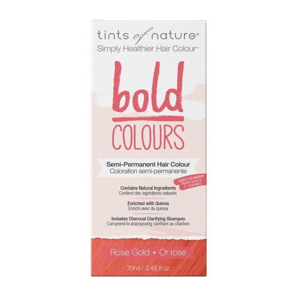 Tints of Nature Semi-Permanent Hair Bold Rose Gold 70ml GOODS Superdrug   