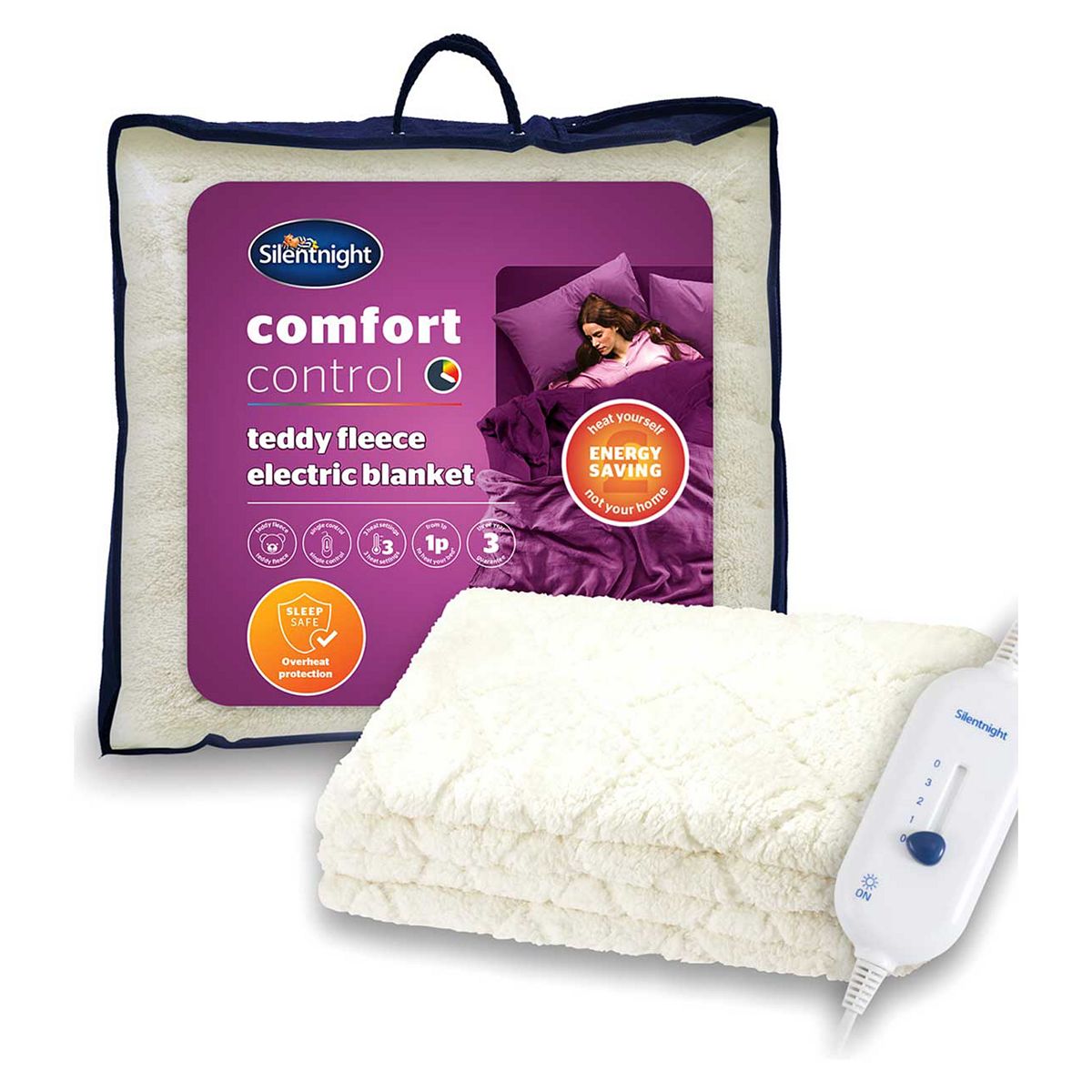 Silentnight Comfort Control Teddy Electric Blanket Double GOODS Boots   