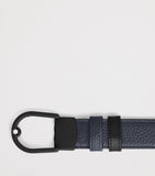 Montblanc reversible leather belt with horseshoe buckle - British product