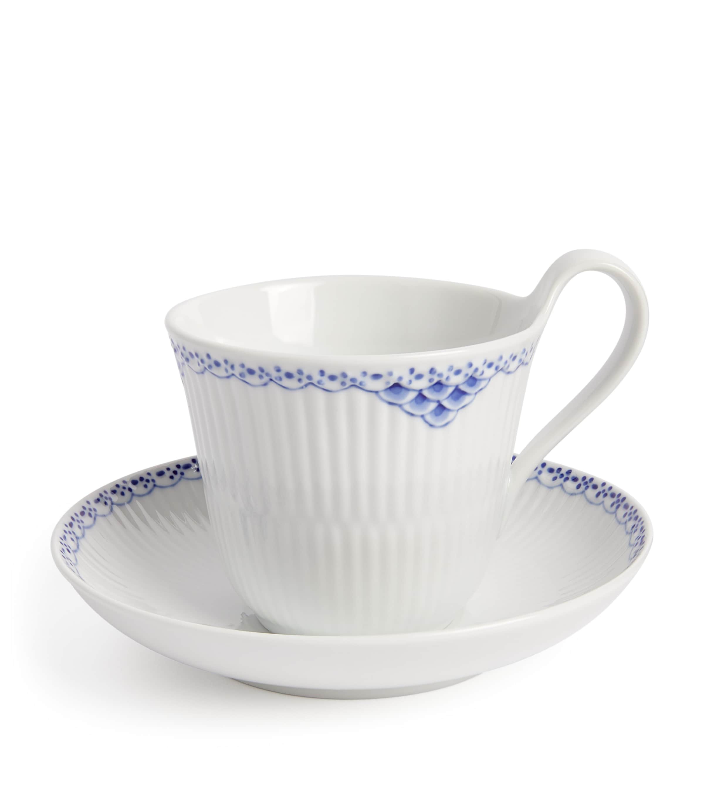 Royal Copenhagen Princess teacup and saucer set 250ml, imported from the UK