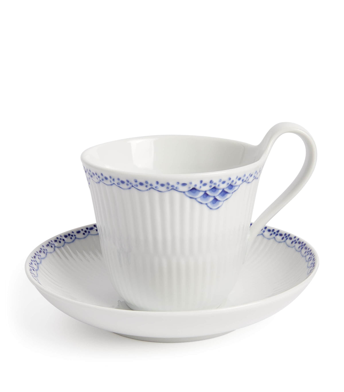 Royal Copenhagen Princess teacup and saucer set 250ml, imported from the UK