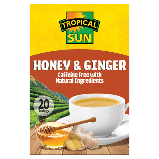 Tropical Sun Honey Ginger Tea Bags x20 70g GOODS Sainsburys   