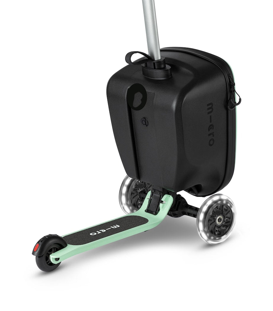 Micro Scooters mini foldable suitcase scooter with 13-litre capacity for children, imported from the UK