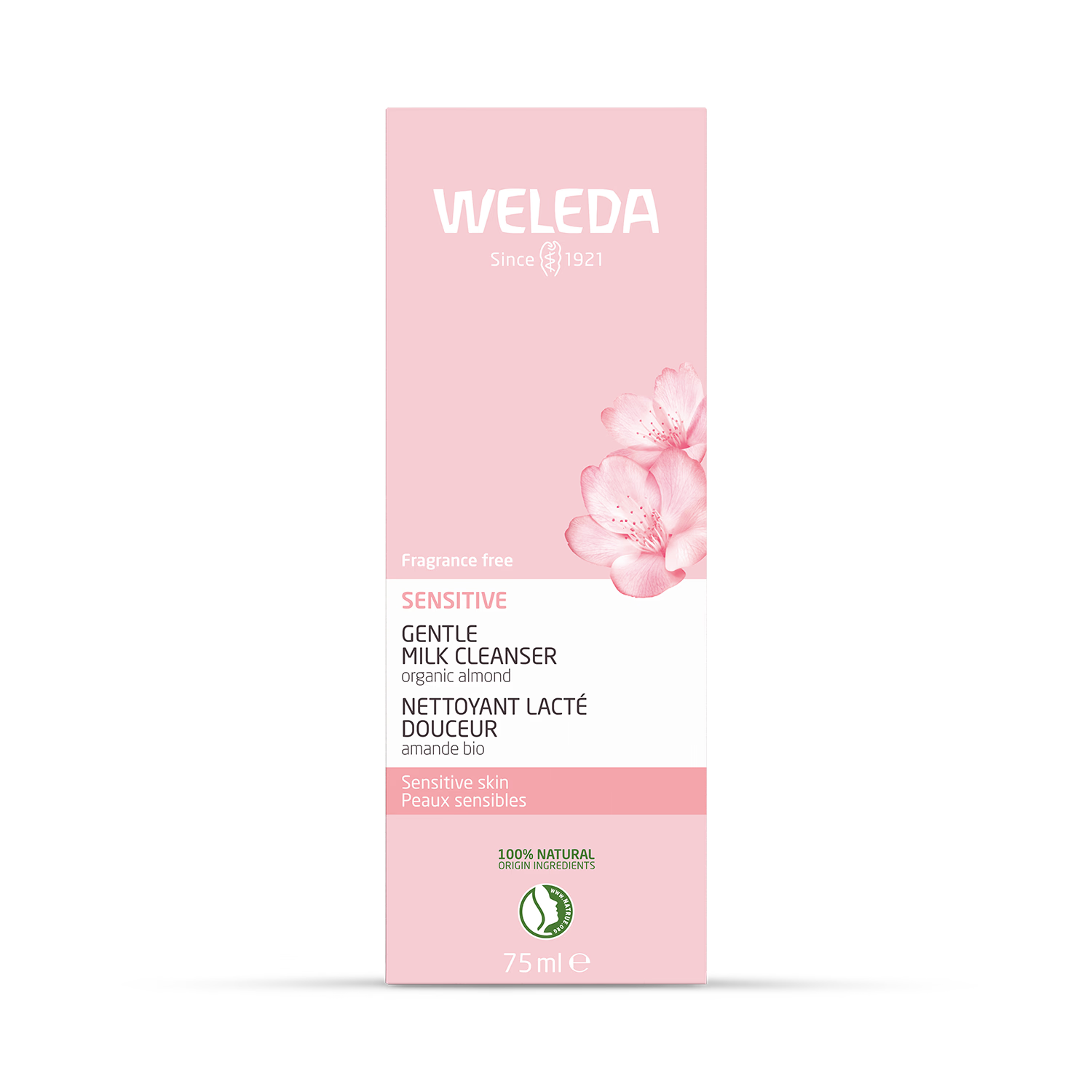 Weleda gentle milk cleanser 75ml, UK version
