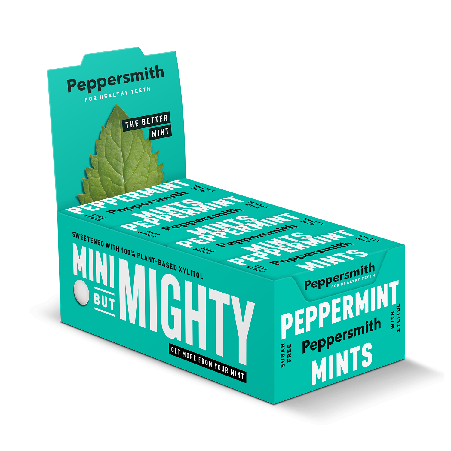 Peppersmith peppermint mints 12 packs, UK version