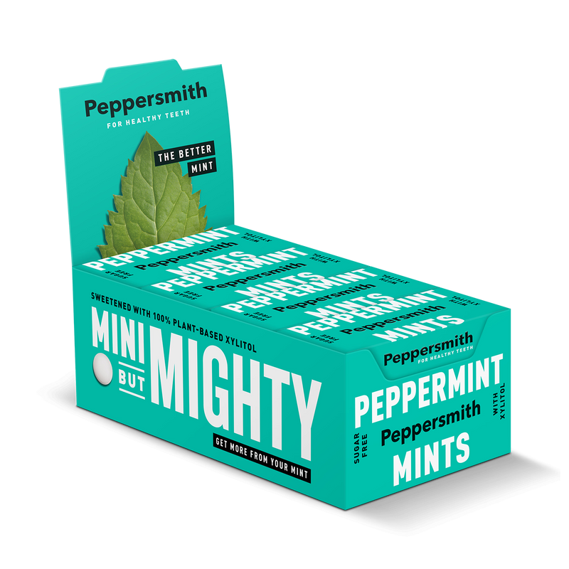 Peppersmith peppermint mints 12 packs, UK version