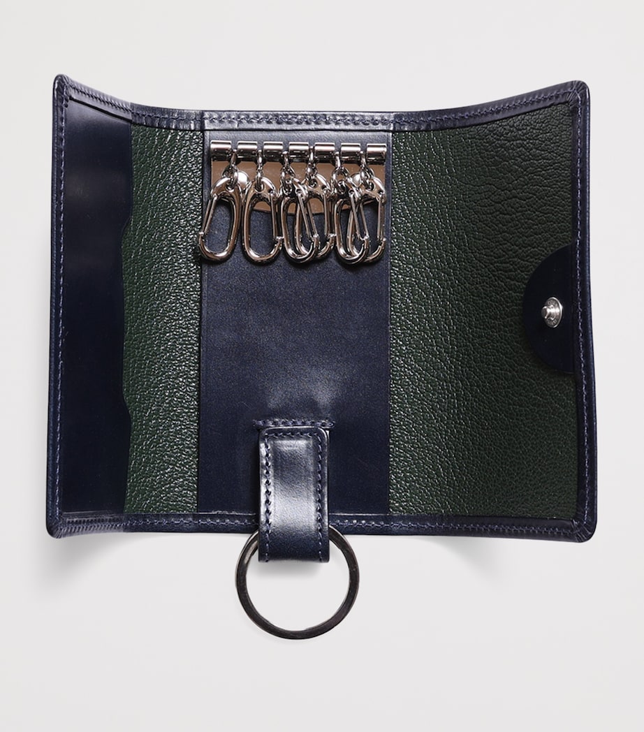 Swaine leather key case 7x10cm (British brand)