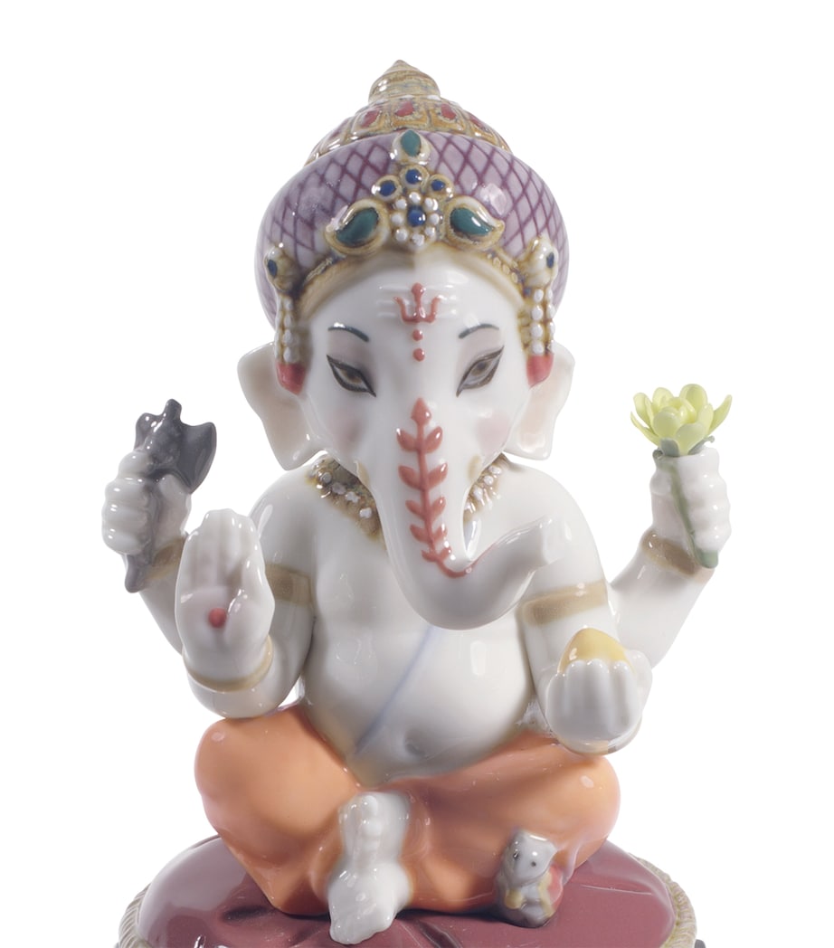 Lladró porcelain Bal Ganesha figurine, imported from the UK