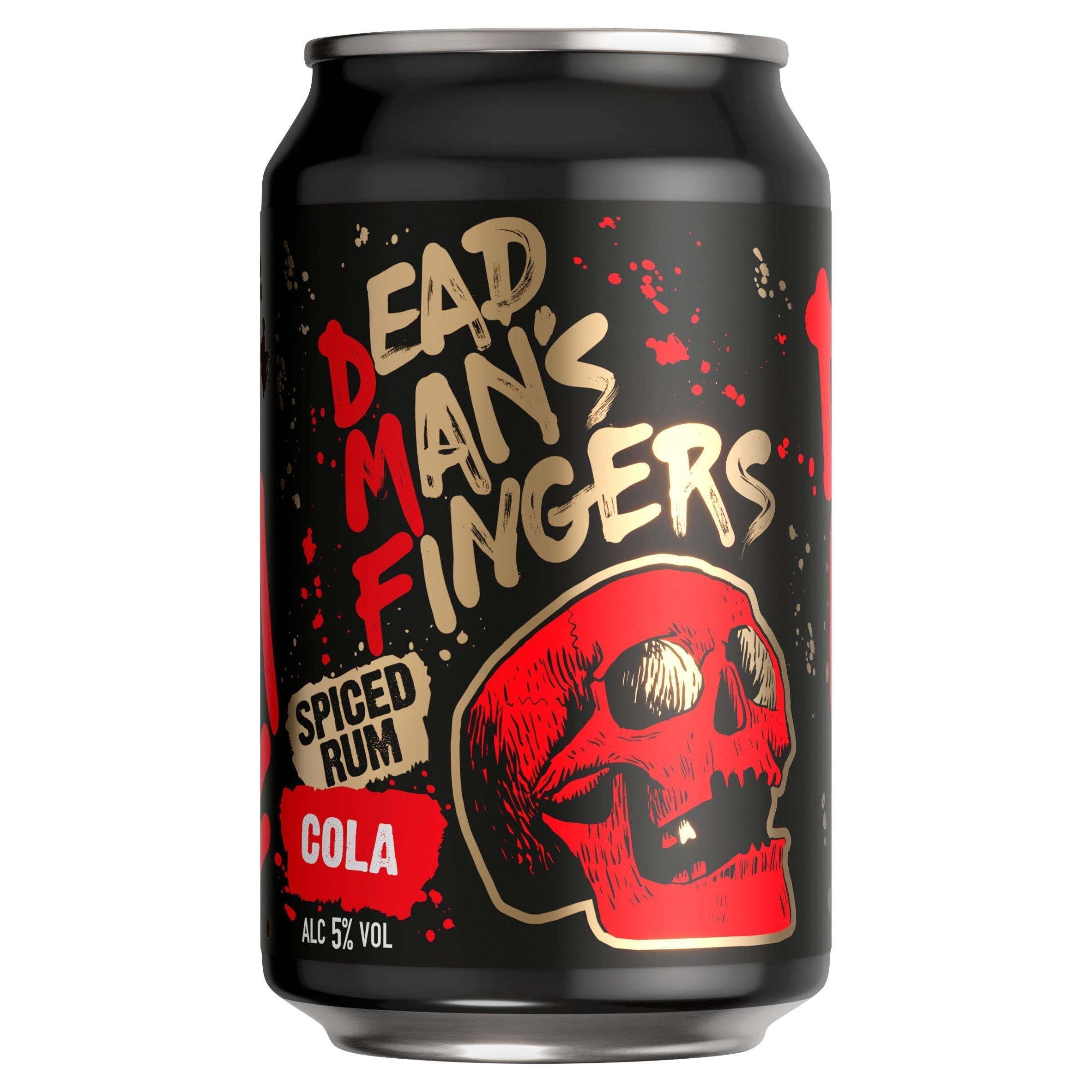 Dead Man's Fingers Spiced Rum &amp;amp; Cola 330ml