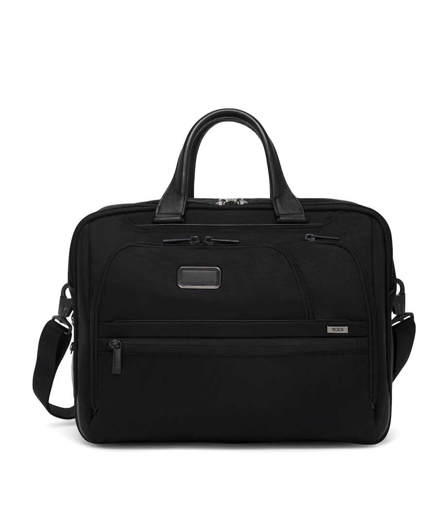Tumi Alpha 4 expandable briefcase for 15-inch laptop, imported from the UK
