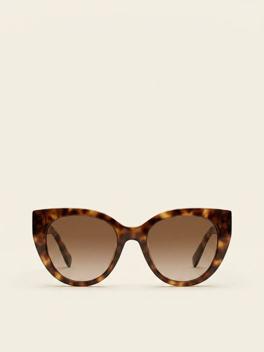 Prada cat-eye acetate sunglasses in tortoiseshell, 52mm lenses - British product