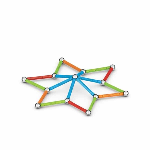 Geomag Supercolor magnetic building set 42 pieces - British product