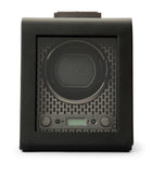 WOLF Axis single watch winder in vegan leather, UK version