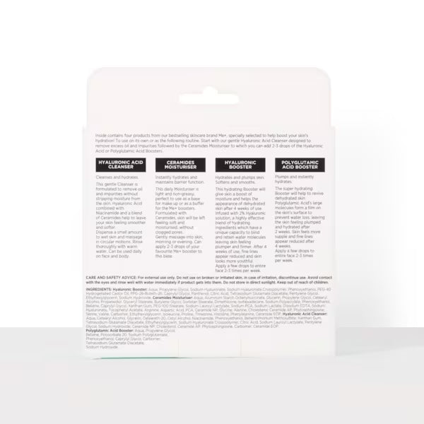Me+ Hydrating Routine Skincare Gift Set, imported from the UK