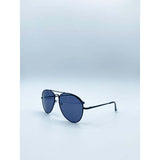 SVNX black aviator sunglasses black lenses - British product