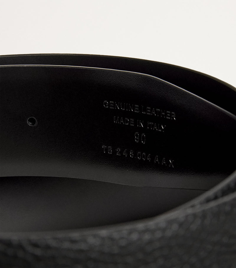 TOM FORD reversible calf leather belt with T buckle, imported from the UK