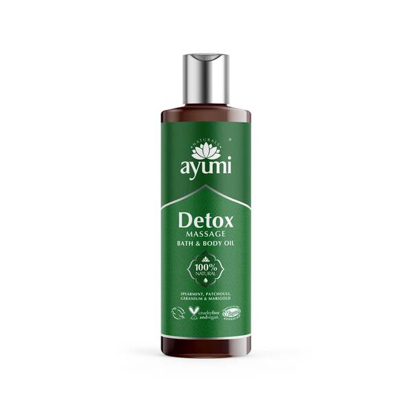 Ayumi Lymphatic Detox Bath and Body Oil 250ml - British product