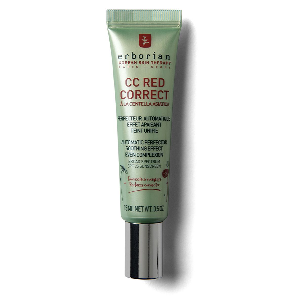 Erborian CC Red Correct Cream SPF25 Anti-Redness Colour Corrector 15ml GOODS Boots   